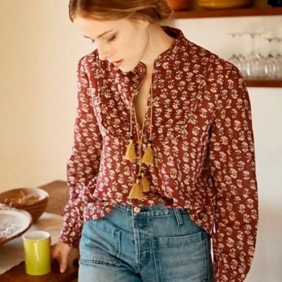 Doen Hamsa Top in Rust Block - Picture 7 of 8